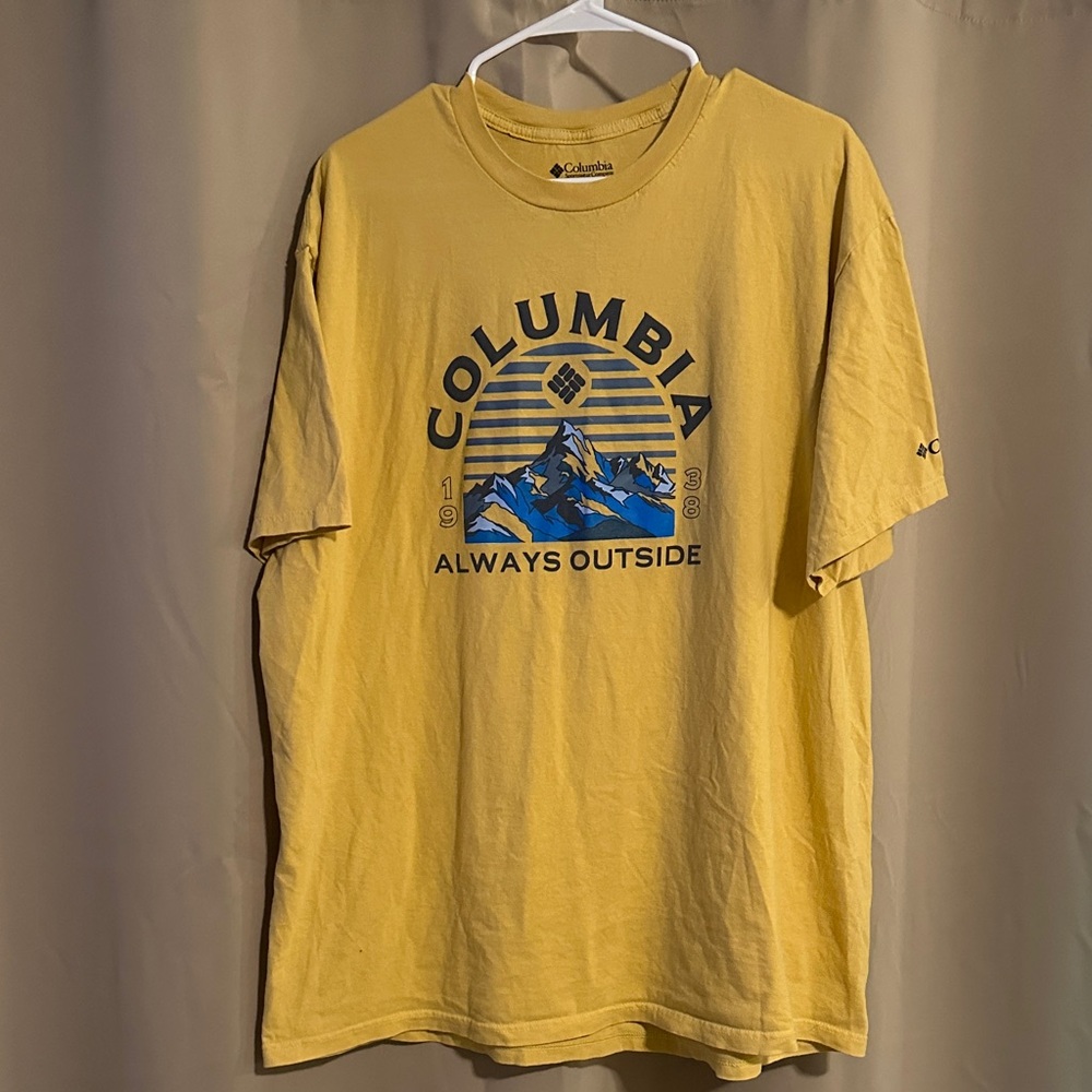 Columbia Mustard Graphic Tee